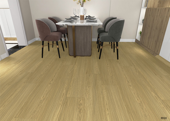 Embossed Texture Plastic Vinyl Tiles Wear Resistant 4-8mm