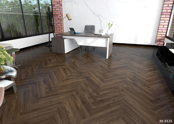 Waterproof Click Herringbone SPC Flooring 5mm-8mm Antiskid