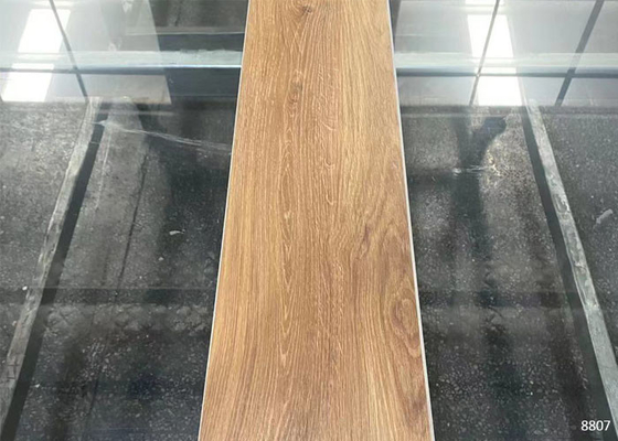 Office Wood Grain EIR SPC Flooring 8mm Anti Skid 1220mmx230mm