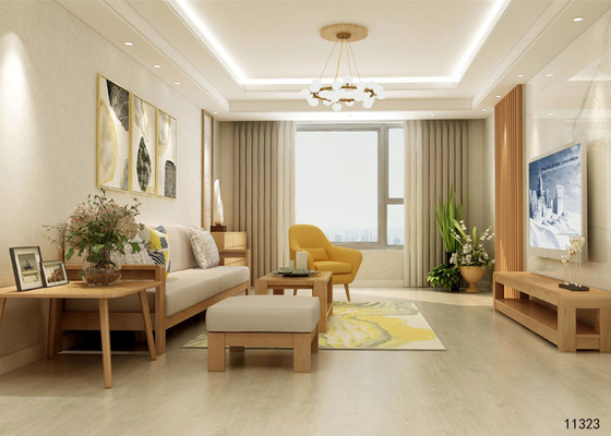 Diamond Click Vinyl PVC Luxury SPC Flooring Sound Insulation