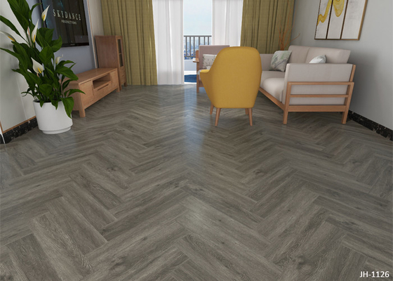 EIR Texture SPC Flooring Herringbone Formaldehyde Free Living Room