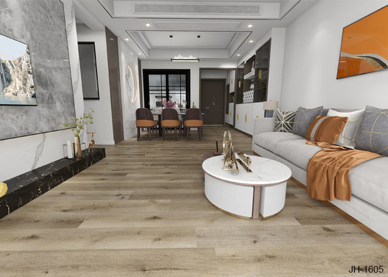 Solid Core Luxury Rigid SPC Vinyl Click Flooring UV Cured Coating Plastic Wood Texture
